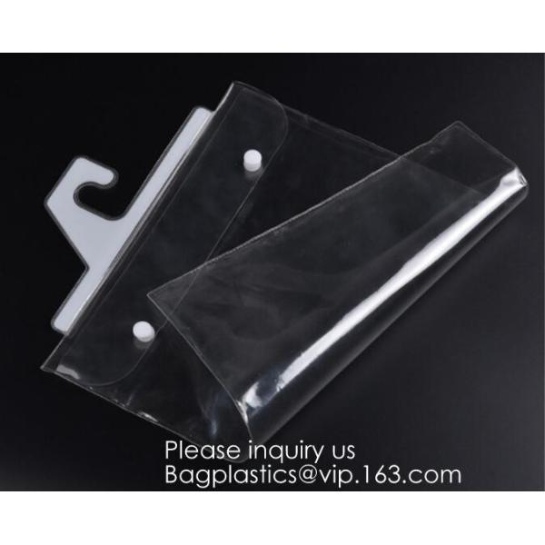 Hair Extension Hanger Bags For Hair Extensions Hair Extension Bag Storaging Bag,snap closure plastic hook hanger bags