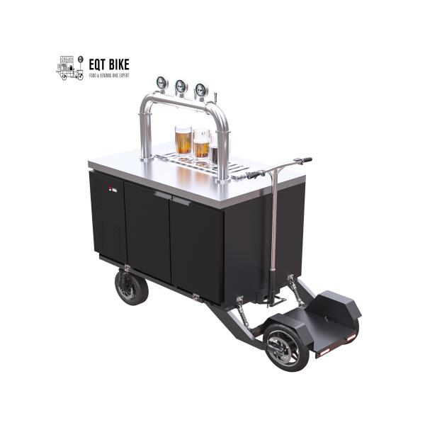 O ar refrigerou a carga elétrica do carro 300kg da bicicleta da cerveja do trotinette