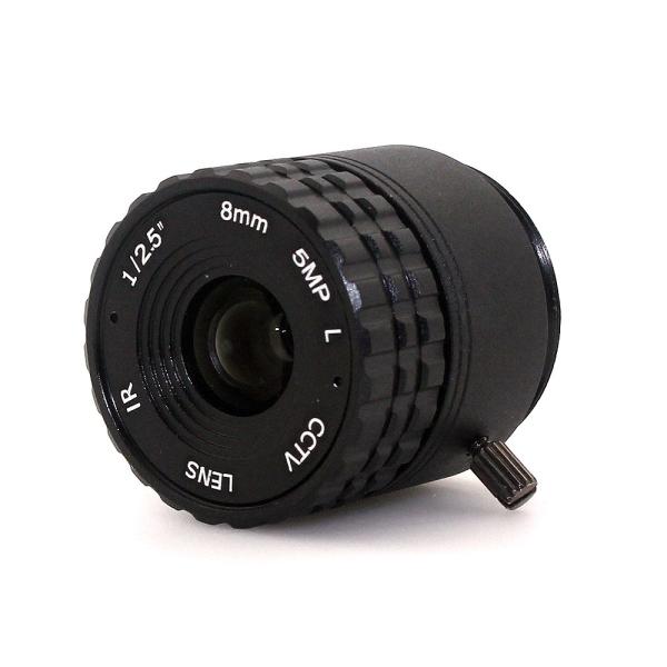 5MP 8mm Lens CS Mount HD 1/2.5 CCTV Camera lens for Day/night CCD/CMOS Security CCTV HD IP Camera, 1080P CVI Lens