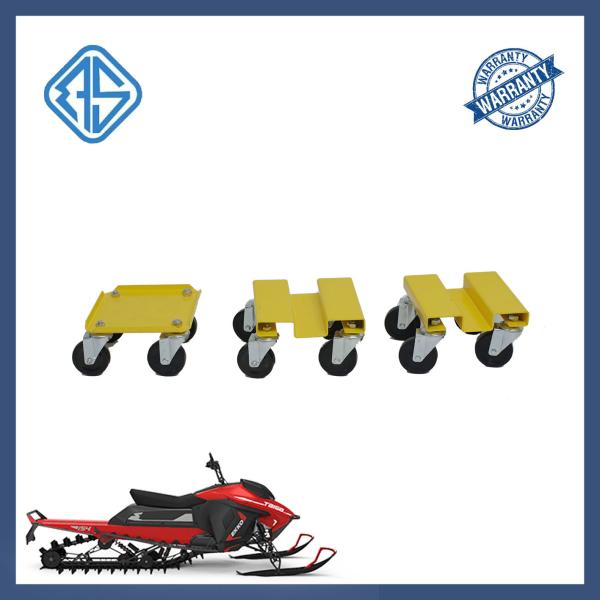 Move Easily Snowmobile Flat Dollies Casters 1500 Lbs Load Capacity