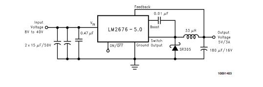 LM2676S-ADJ Programmable IC Chips SIMPLE SWITCHER 3A Step Down Voltage Regulator