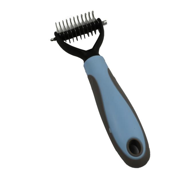 Curved Dog Comb Brush To Remove Knot Out Pet Grooming Comb Floating Hair 17.5x6.8cm