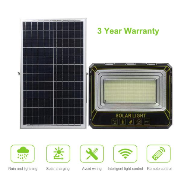 Industrial Waterproof Solar Floodlight Led IP65 Outdoor Portable Telescopic 200W