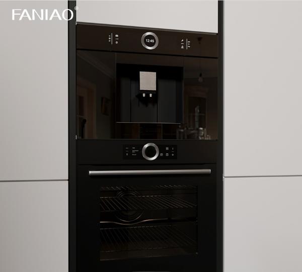 Melamina revestida Armazém de cozinha de madeira pronto para montar Armazéns de cozinha