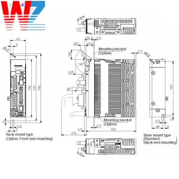 CM202 SMT запасные части PANASONIC MUDS021A1A Сервоуправляющий