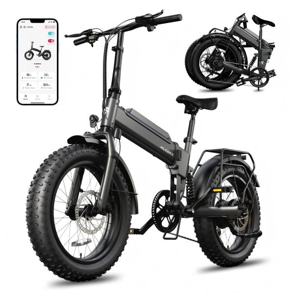 250W 36V Foldable Electric Bike 20 Inch with 10.4Ah Battery - Lightweight Folding E-Bike for Commuting/City Adults