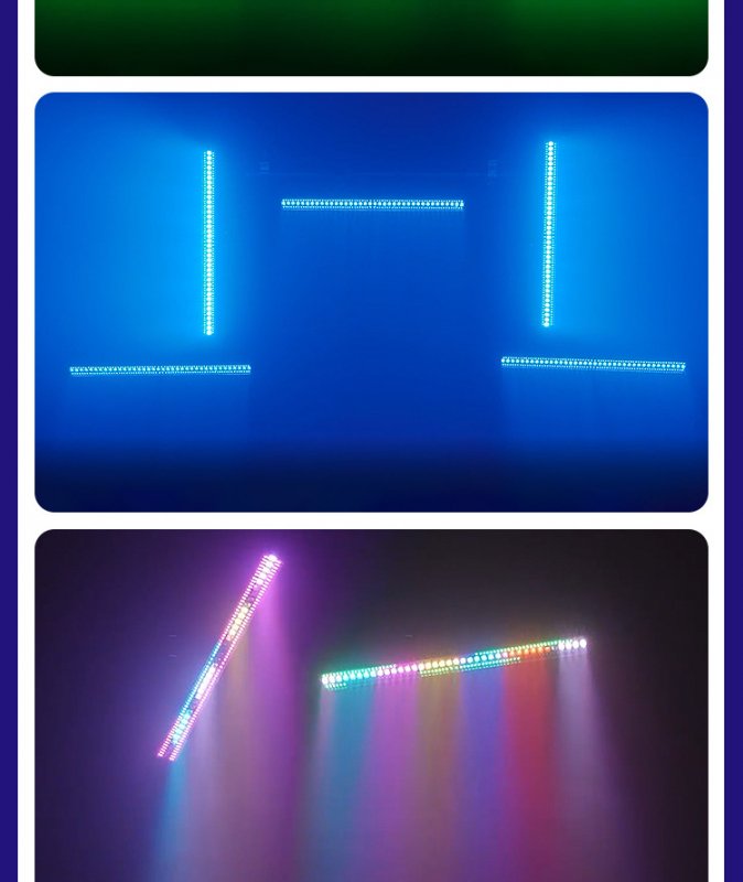 AOYALONG 38*10W RGBW LED Moving Head Curtain Light Live Room Matrix Strobe Backlight Stage Light DMX512 Control Aluminum IP20