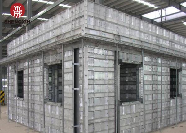 customized Length 2300mm Aluminium Formwork Panels Forming Concrete Slab