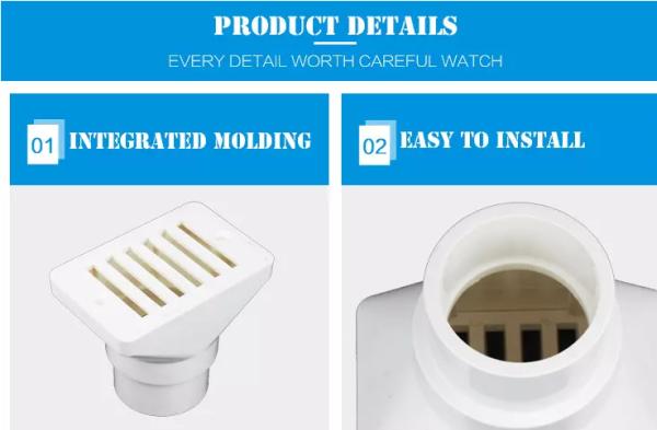 Plastic 1.5 Inch Above Ground Pool Overflow
