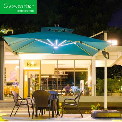 Outdoor Sunshade Parasol Aluminum Garden Cantilever Parasol Patio Big Roma Umbrella for Hospital Relaxation Area