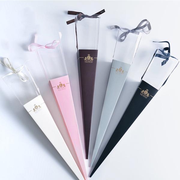 Nice Design Single Rose Flower Box With Different Color And Ribbon For Valentines Day