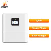 High Efficiency 6kW Hybrid Solar Inverter with Dual MPPT for Lithium Lead Acid Battery Backup