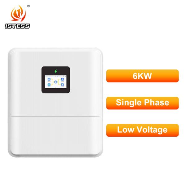 Low Voltage Single Phase ECO IP65 Hybrid Inverter 48V 6kw Solar Hybrid Inverter MPPT On/Off Grid 48V 6kw Hybrid Solar Inverter