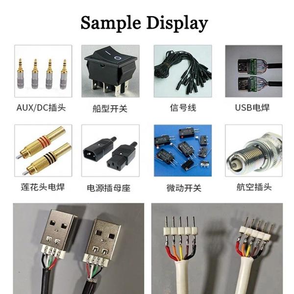 Electrical Connections Semi-Automatic Soldering Machine Featuring Tin Solder and Ceramic Heating Element