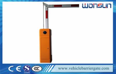 Porta automática da barreira do pedágio da segurança alaranjada com liberação manual