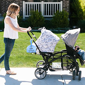 Easy-Tie Baby Disposable Diaper Sacks Bags,100% Biodegradable Diaper Bags with Baby Powder Scent, bagplastics, bagease