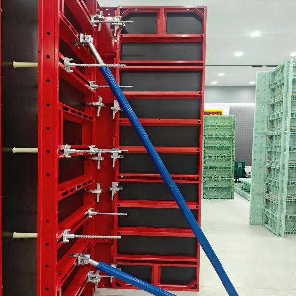 Reusable Steel Frame Formwork 1200x2400mm Formwork For Concrete Wall And Slab Construction
