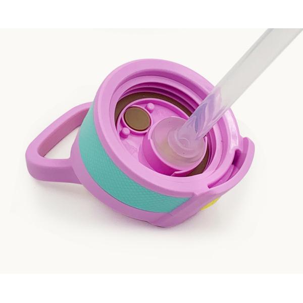 School Girls Leak Proof Water Vacuum Insulated Bottle With Straw 350ml