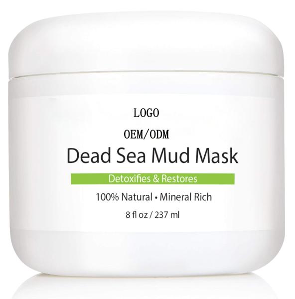 Private Label Skin Care Face Mask / Organic Dead Sea Mud Mask For Body