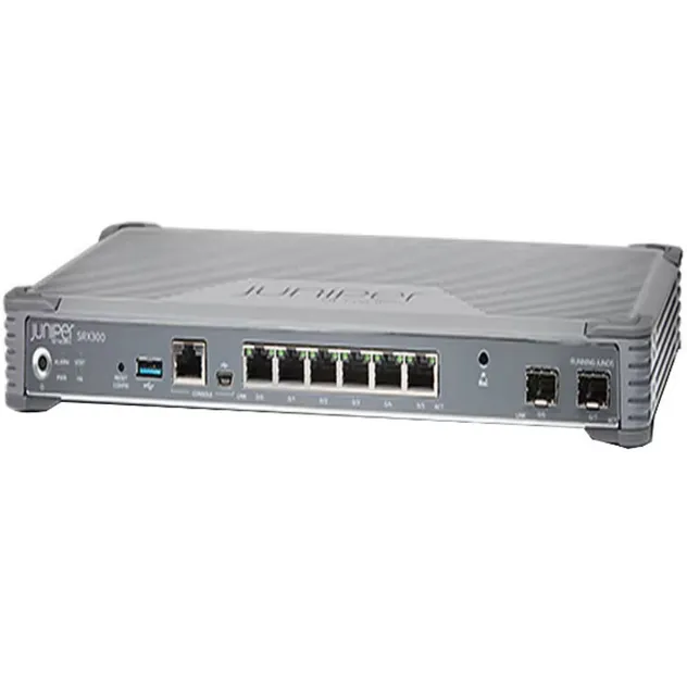 Juniper SRX320-SYS-JB Firewall with SME-Grade Security Gigabit Ports and Semi-Portable Design for Network Protection