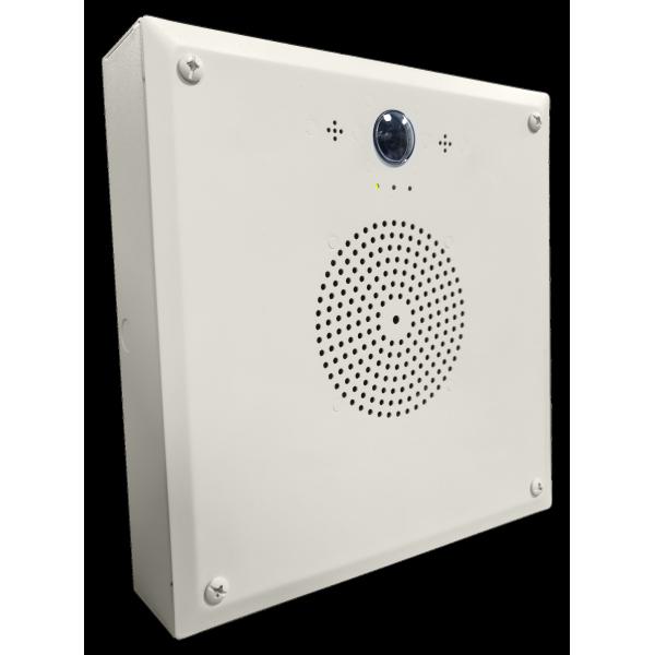 White Ip Speaker Poe Flashers And Clock Display Surface Mounted For Indoor Use​
