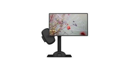 Neck Massage Laptop Stand Arm Black Electric Lifting Monitor Stand