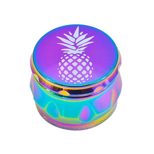 53mm Zinc Alloy Herb Grinder / Cool Weed Grinders Pineapple Western Style