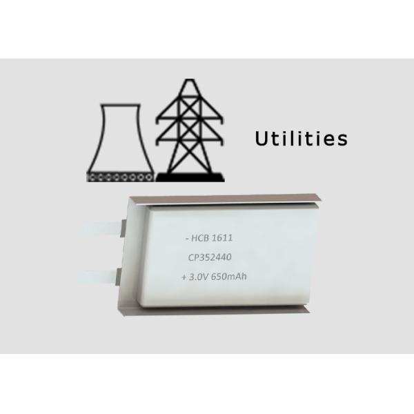 CP352440 Lithium Primary Battery Li-MnO2 Soft Batteries With Low Self Discharge UN UL