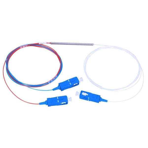 O acoplador 1310 de Mini Size Singlemode Fiber Optical/1550nm especifica a relação 20/80