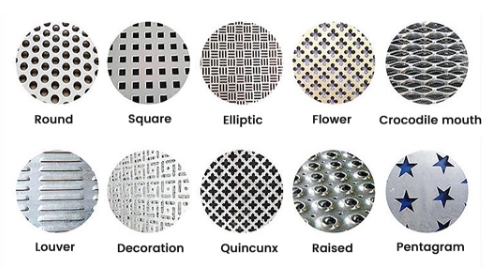 Soundproof Interior Decorative Ceiling Mesh / Perforated Stainless Steel Panels