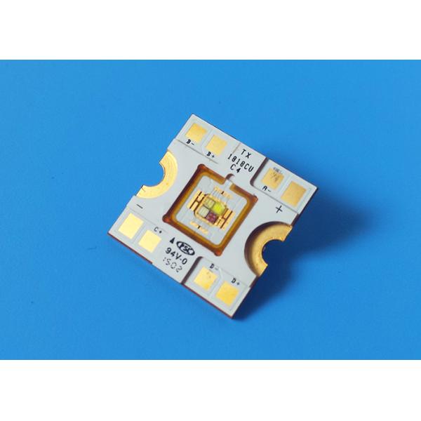 30 Watt Full-color RGBW LED Arrays , Vertical Multichips LED Modules