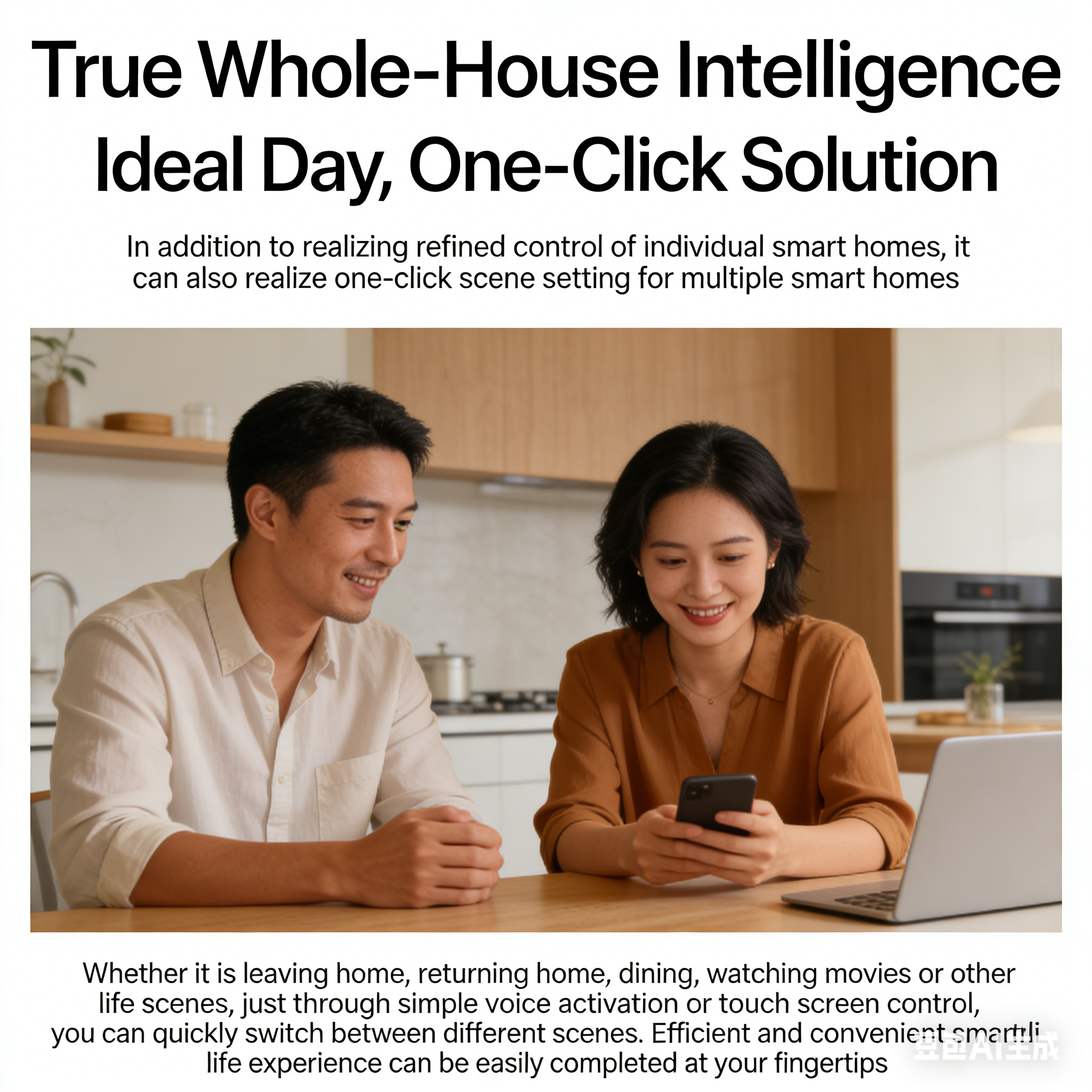 Seniors Wireless Smart Home Automation Devices Security Products With Emergency SOS