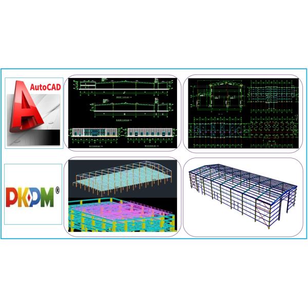 Prefabricated Steel Construction with Insulated Wall for office supermarket