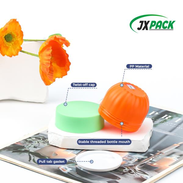 PP Plastic Cosmetic Cream Jar 50g with Screw Cap