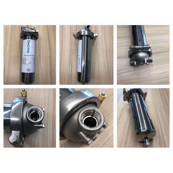 Нержавеющая сталь 304 20 дюймовая свеча гидравлический бассейн картридж один пакет фильтр воды пакет картридж корпус