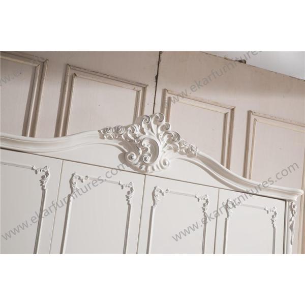 Neoclassical Bedroom Furniture Wooden Clothes Cabinet D-9002