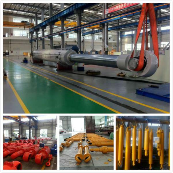 Multi Stage Telescopic Single Acting Hydraulic Cylinder Front End Dump Truck Applied