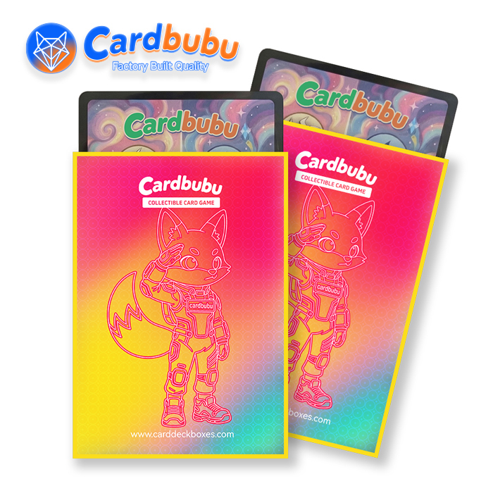Portable Custom Card Sleeves High Definition Textured Card Protector Sleeves