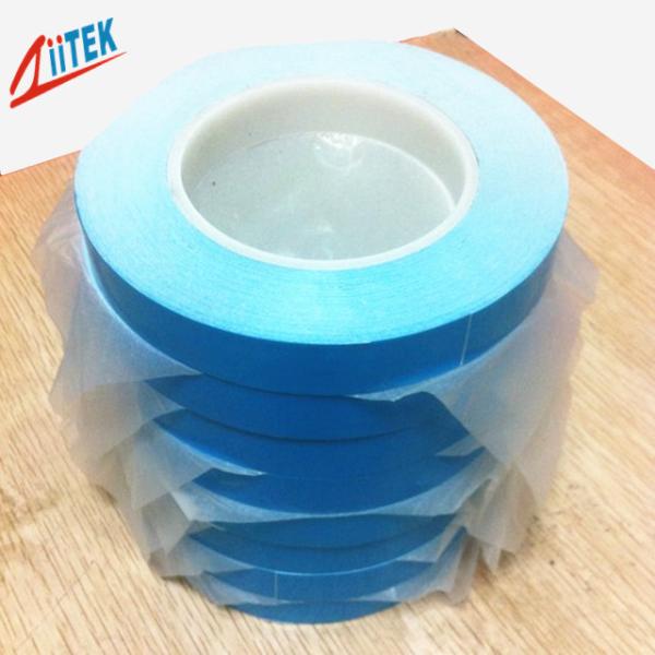 fita adesiva térmica azul do dissipador de calor da espessura IGBT de 0.304mm com a fibra de vidro que suporta o acrílico
