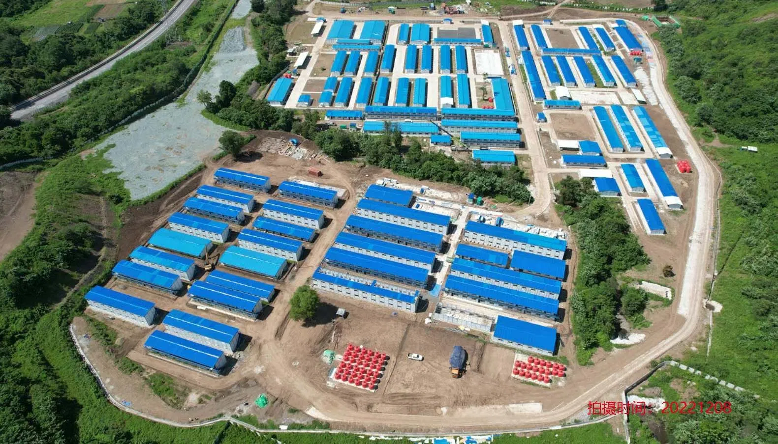 K Type Steel Structure Prefab House for Worker Accommodation, Temporary Office, Dormitory and Large Scale Engineering Projects