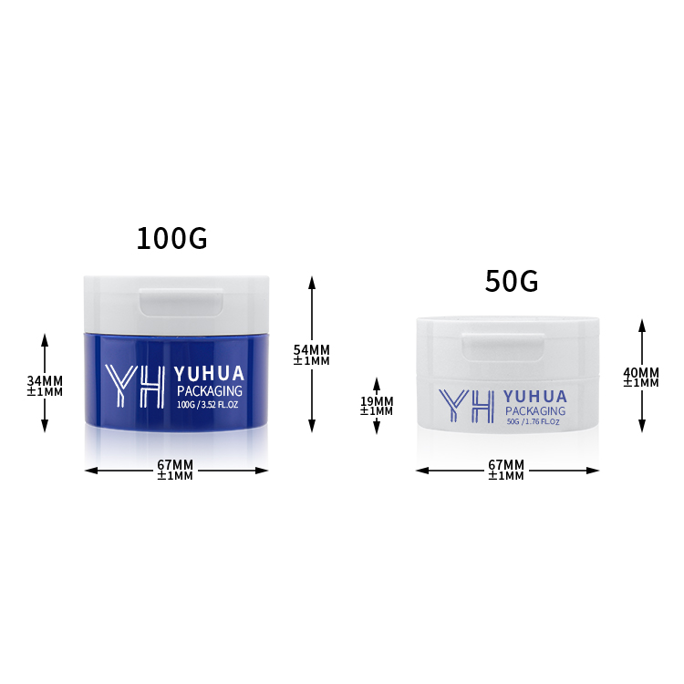 Новый опарник сливк дизайна 50g 100g с крышкой сальто верхней, подгонянным цветом, логотипом принимает. образец свободно
