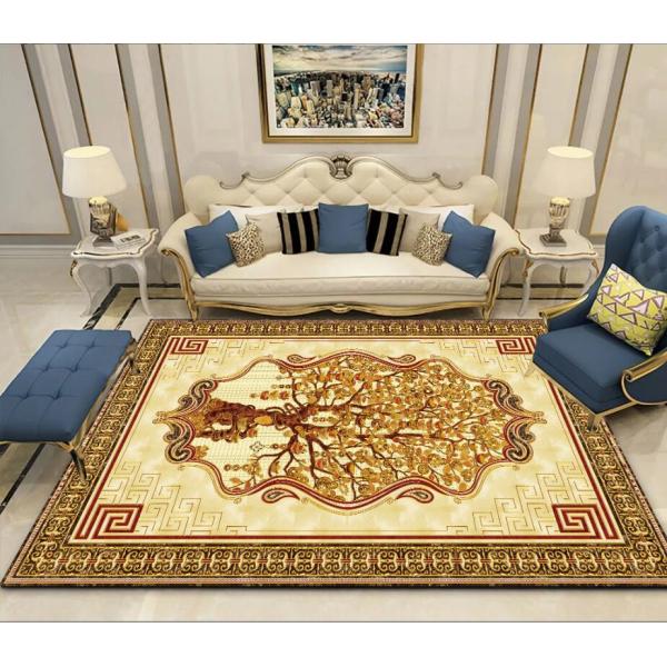 Chinese Classic Crystal Velvet Sofa Bedroom And Living Room Floor Carpets 160*230cm