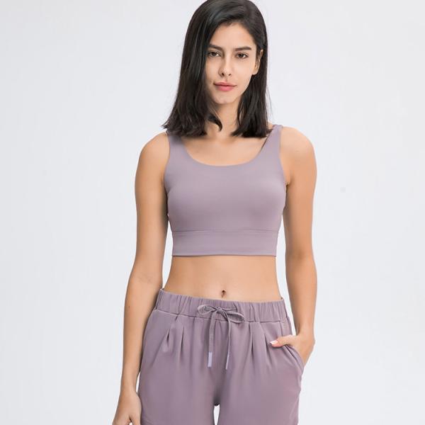 High Support U Back High Quality Sports Bra Vest Padded Wireless Bras Excercise Gym Wear
