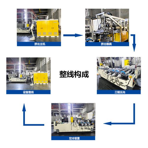 AF-300mm CA Film Machine For Cellulose Acetate Shoelace Jogger Lace Tipping Film Sheet Extrusion