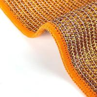KILINE Cuisine à couche unique Essuie-vaisselle Tissu en fil d'argent serviette à vaisselle polyvalente