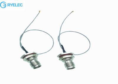 IP67 Nickel Coaxial RF Cable Assemblies Silicone Rubber O - Ring Sealing Available