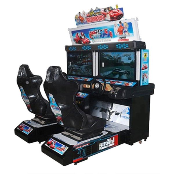 2 Players Safe Arcade Car Game Machine Car Games 3d Racing Machine For Fun City