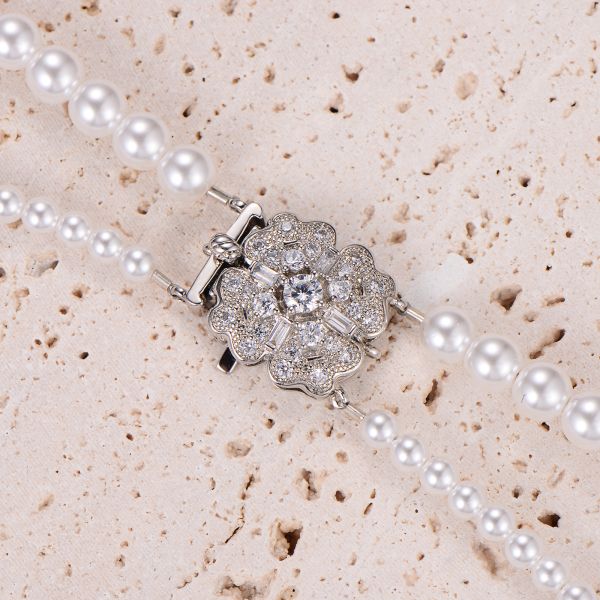 High Quality Double layered Knotted Pearl Necklace