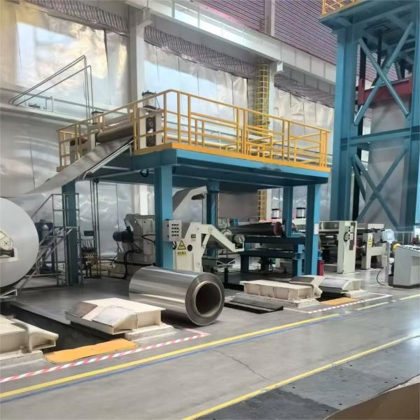 Electric Heating Color Coating Line for Metal Steel 600-1800mm Substrate Width