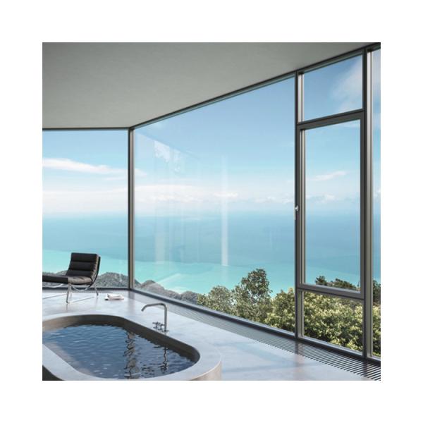 Water Tightness Level 6 Aluminum Alloy Bedroom Window with Horizontal Opening Pattern